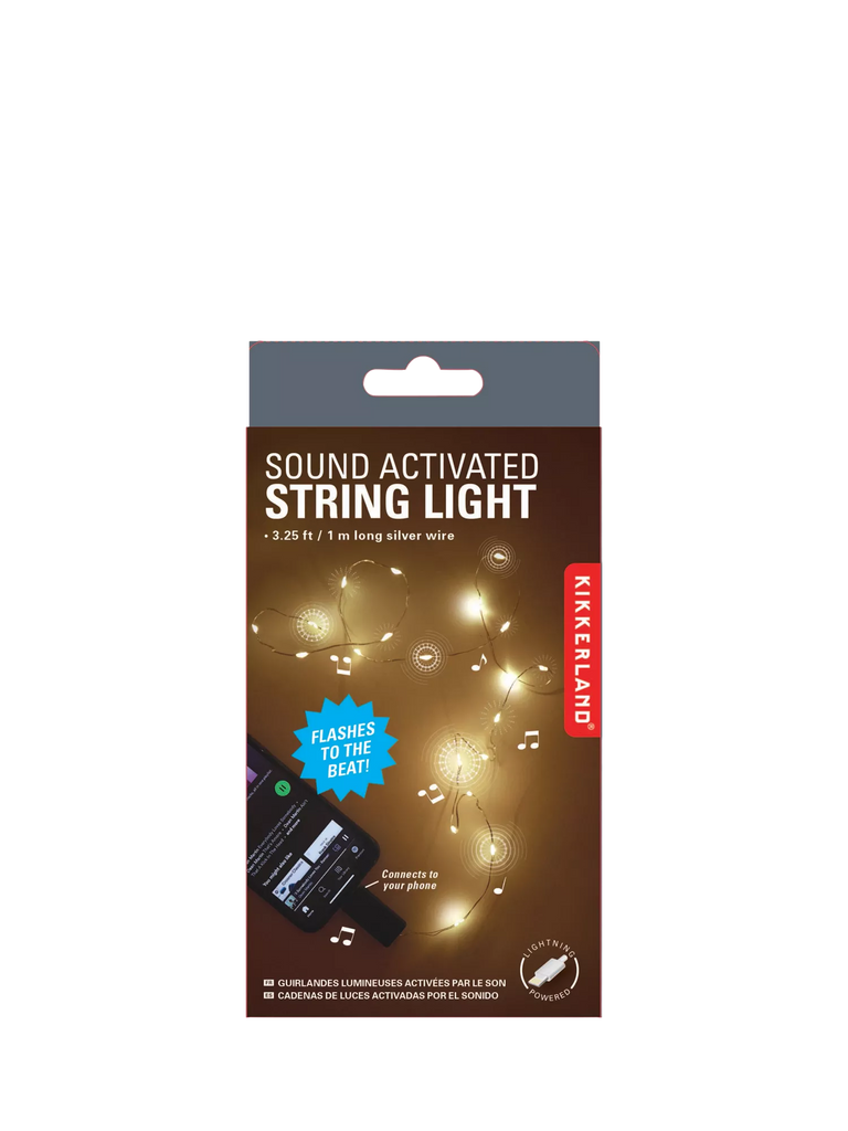 Kikkerland Sound Activated String Light