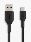 Belkin USB-C to USB-A braided cable 2m black (British brand)
