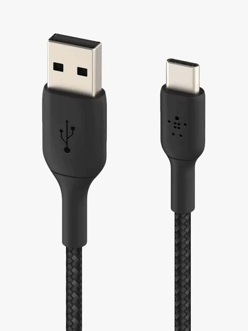 Belkin USB-C to USB-A braided cable 2m black (British brand)