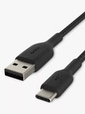 Belkin USB-C to USB-A braided cable 2m black (British brand)