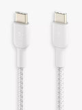 Belkin Braided USB-C Cable 2m White (British brand)