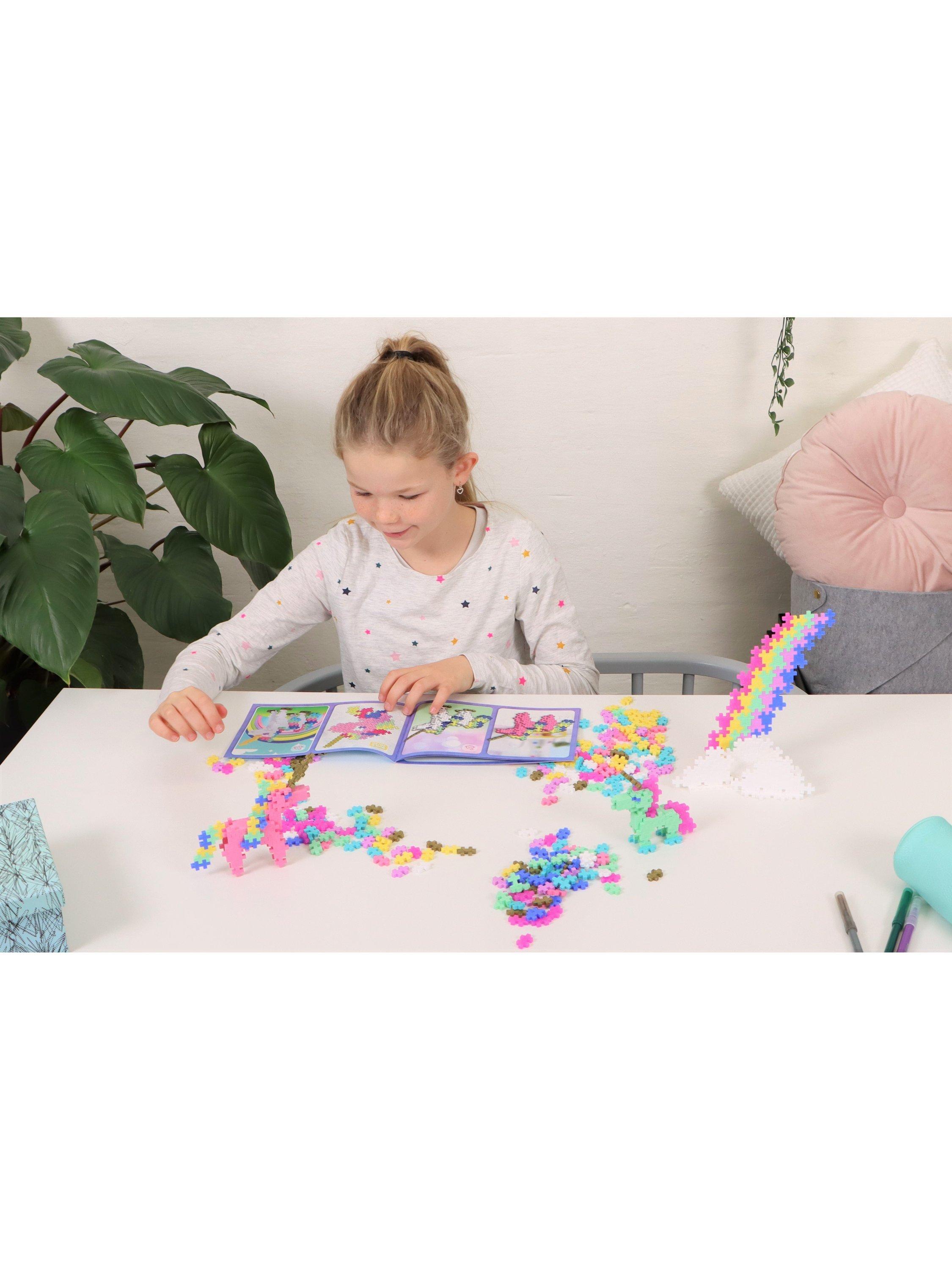 Plus-Plus unicorns construction set with 275 pieces, imported from the UK