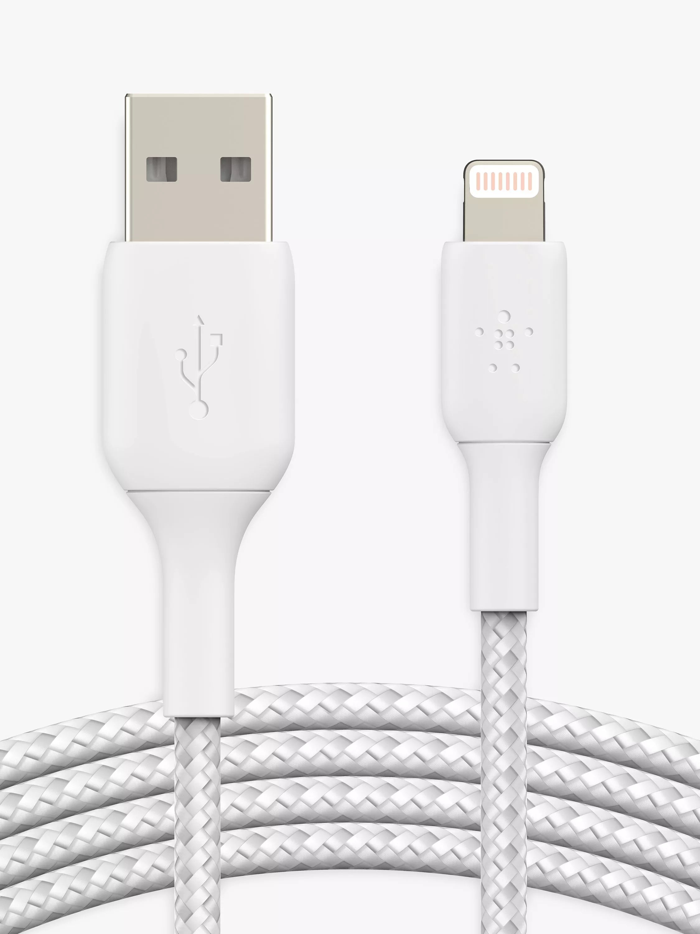 Belkin braided Lightning to USB-A cable 1m, imported from the UK