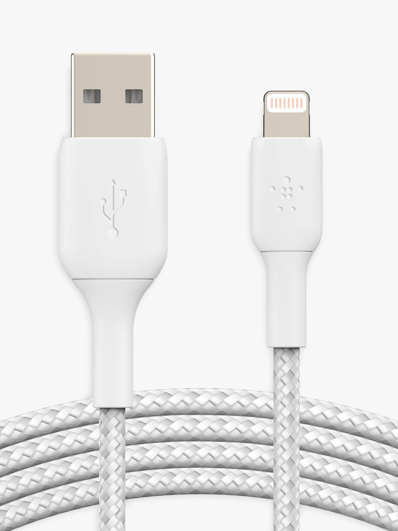 Belkin braided Lightning to USB-A cable 1m, imported from the UK