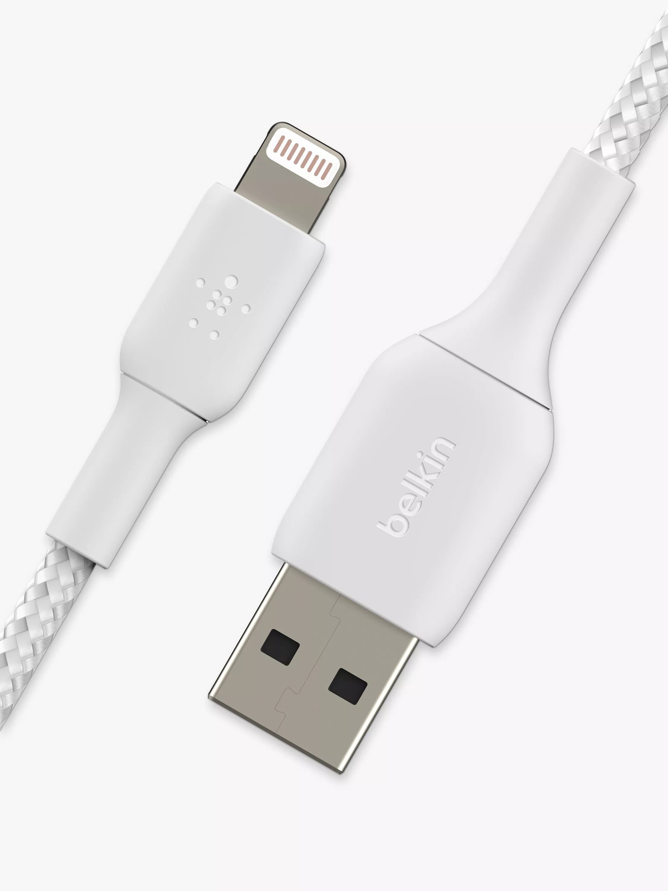 Belkin braided Lightning to USB-A cable 1m, imported from the UK