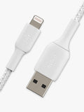 Belkin braided Lightning to USB-A cable 1m, imported from the UK
