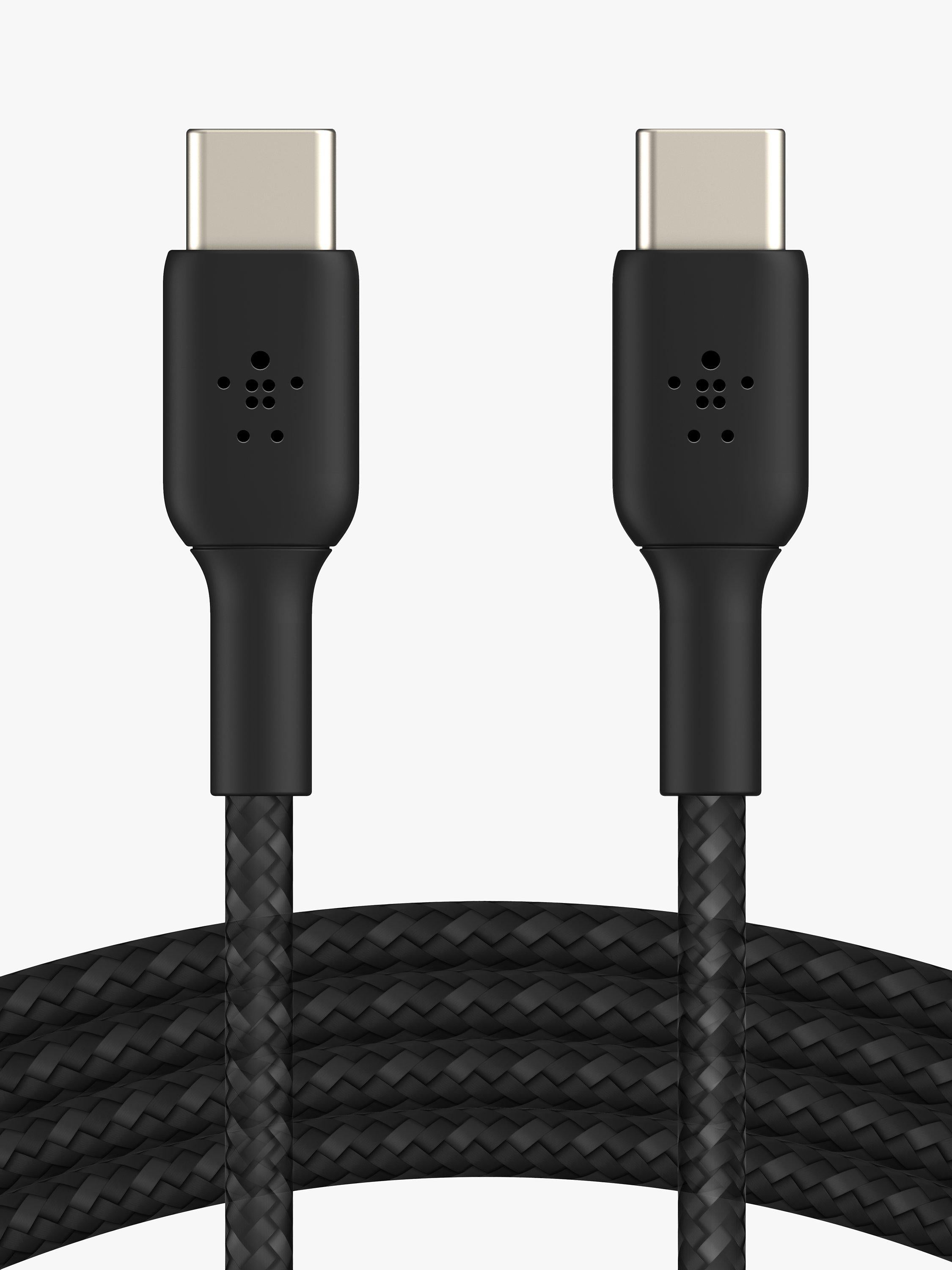 Belkin BoostCharge braided USB-C cable 1m black - British product