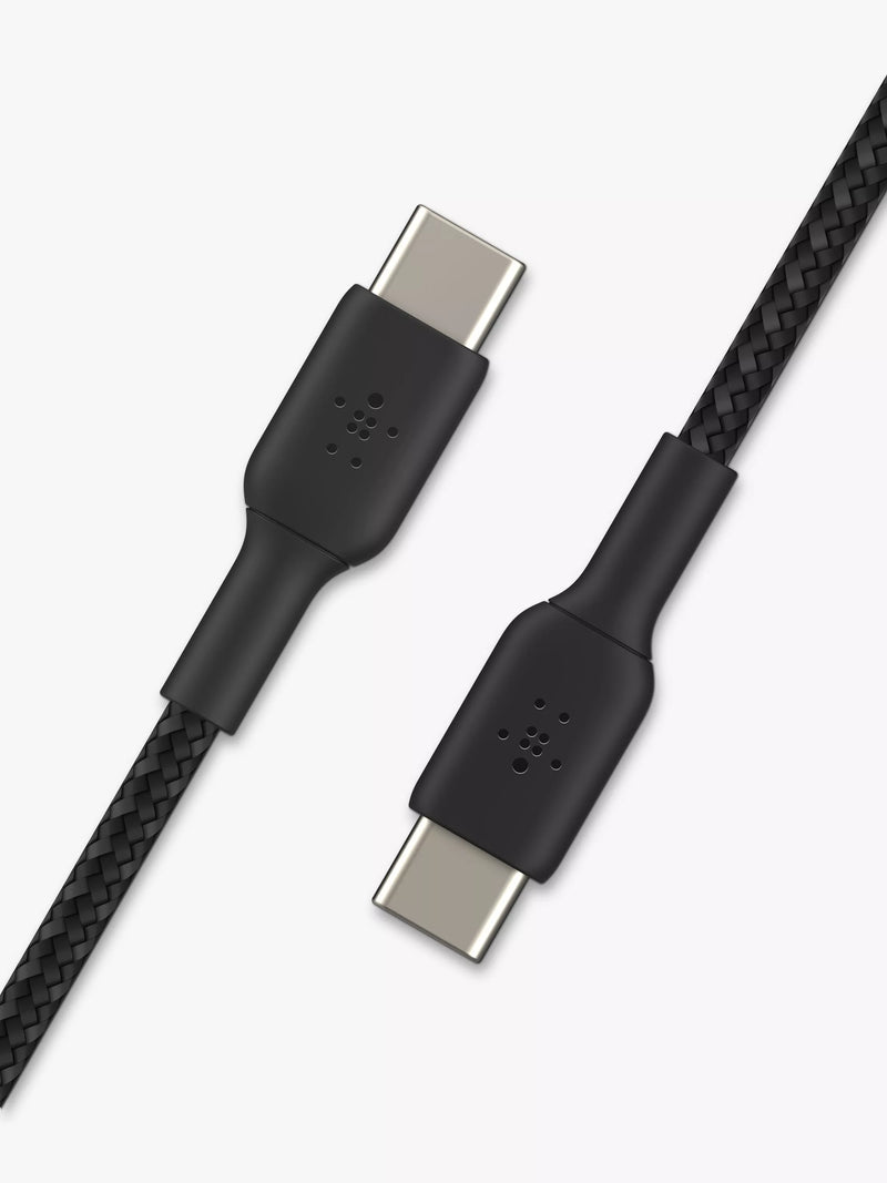 Belkin BoostCharge braided USB-C cable 1m black - British product