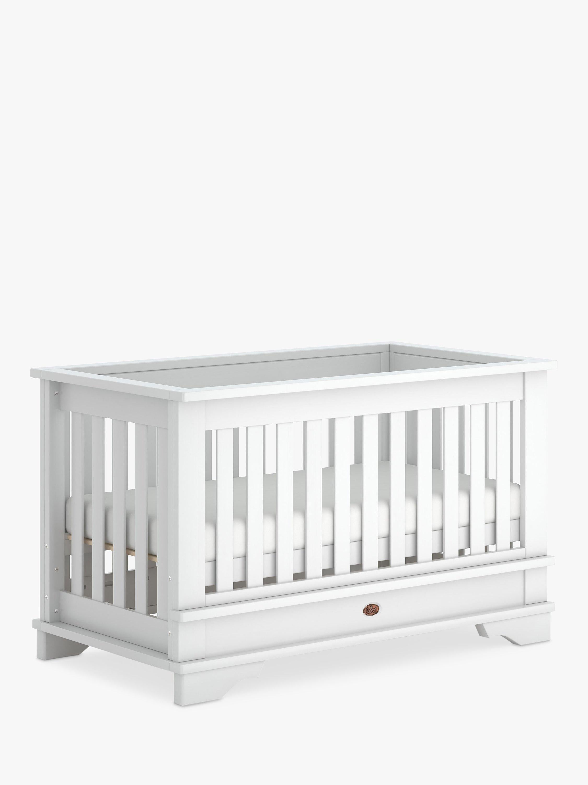 Boori Eton Convertible Plus Cotbed and 3 Drawer Dresser Bundle, White