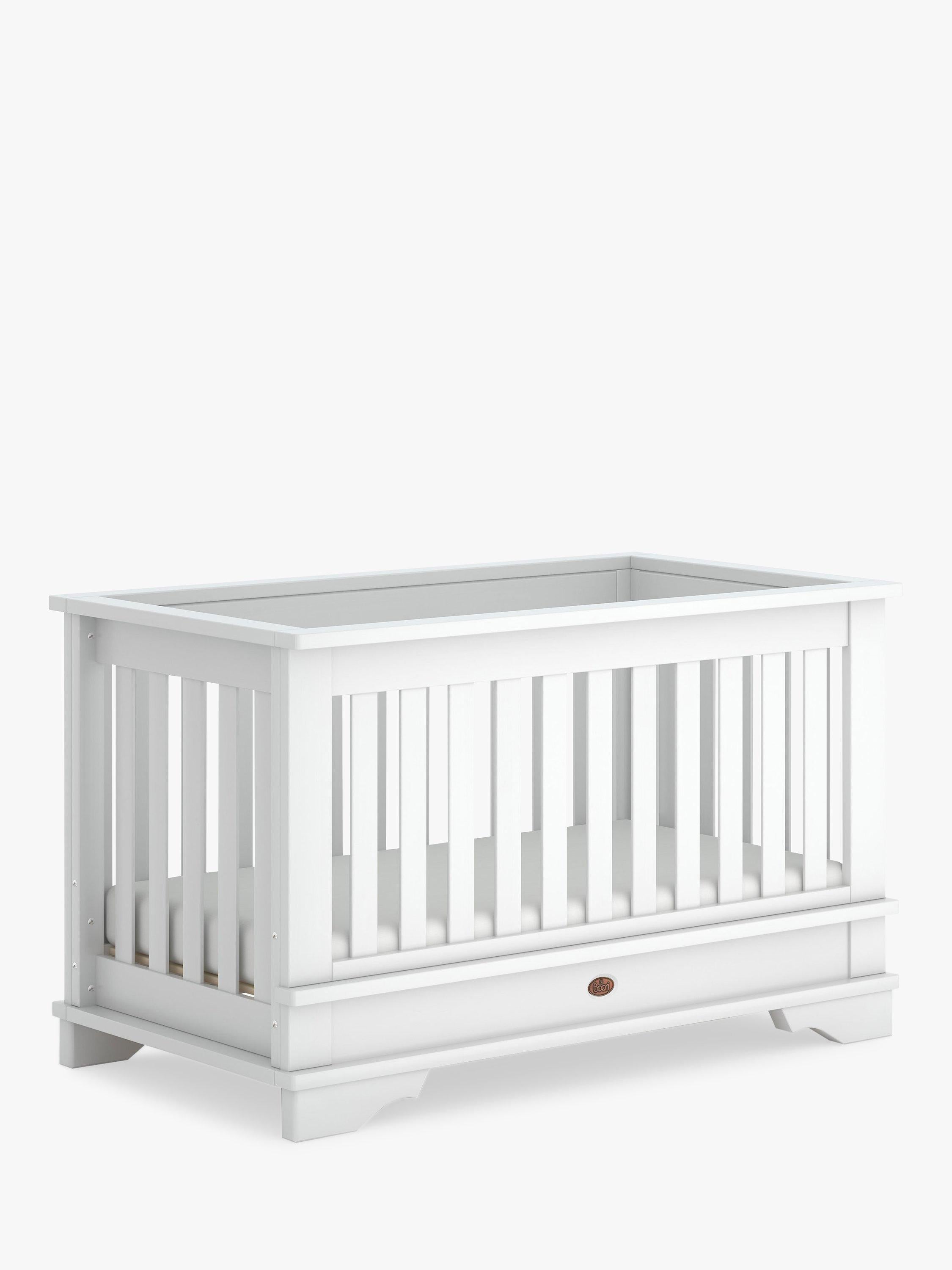 Boori Eton Convertible Plus Cotbed and 3 Drawer Dresser Bundle, White