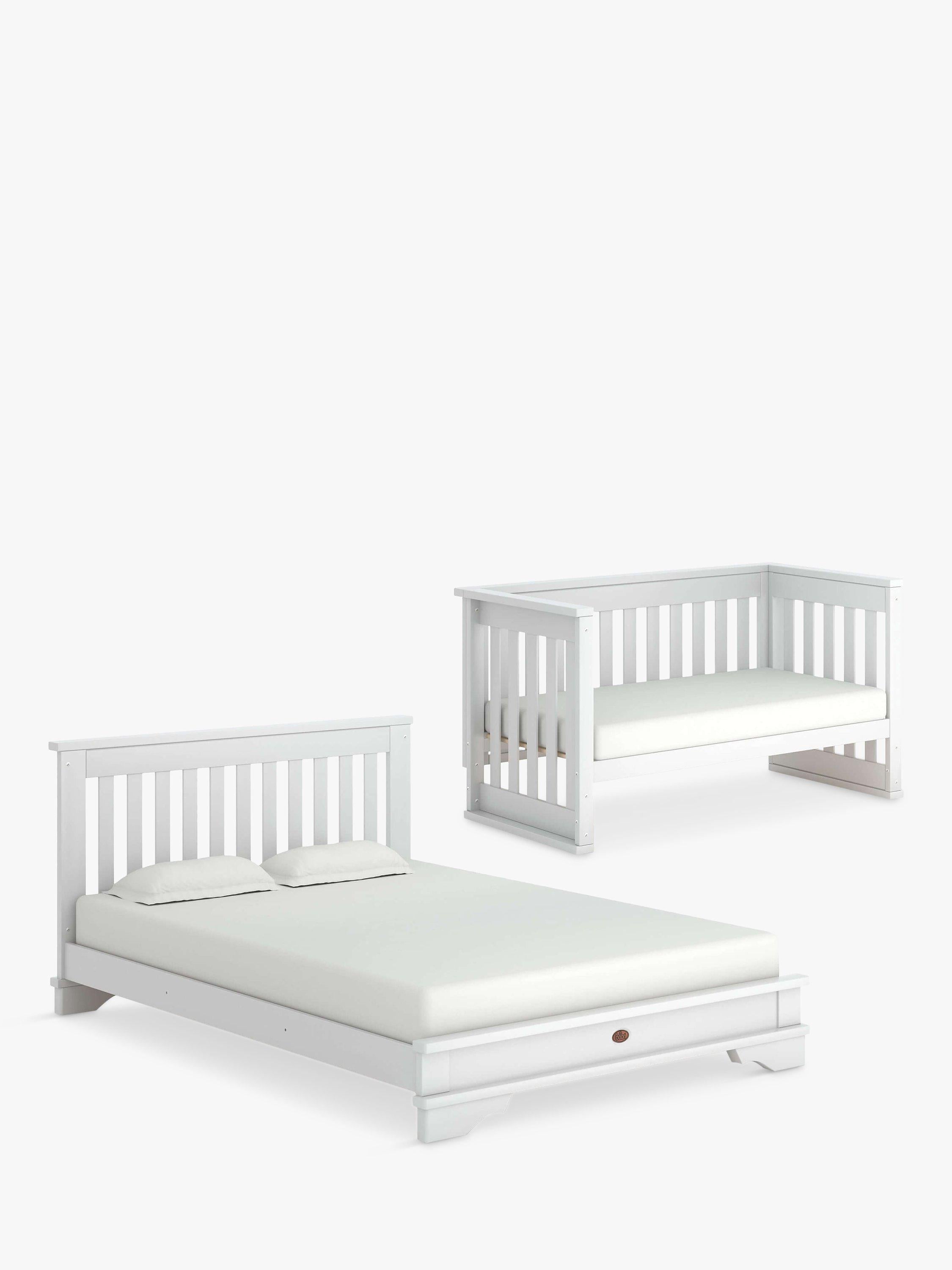 Boori Eton Convertible Plus Cotbed and 3 Drawer Dresser Bundle, White