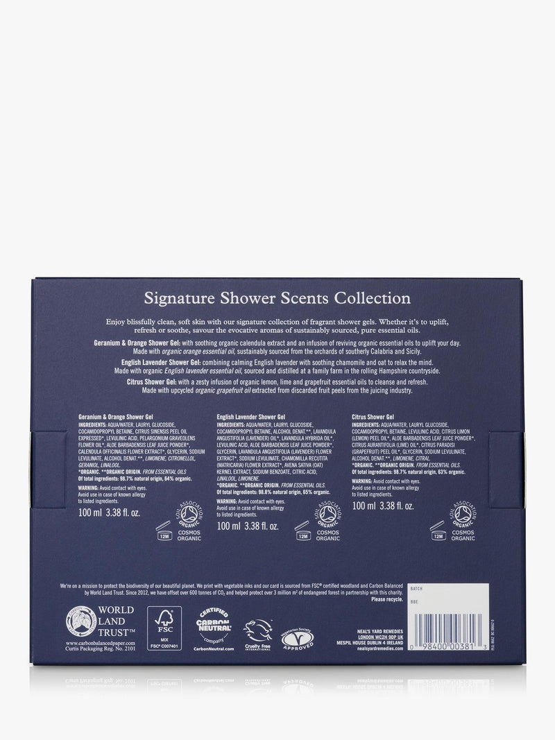 Neal's Yard Remedies signature shower scents set 300ml - British product