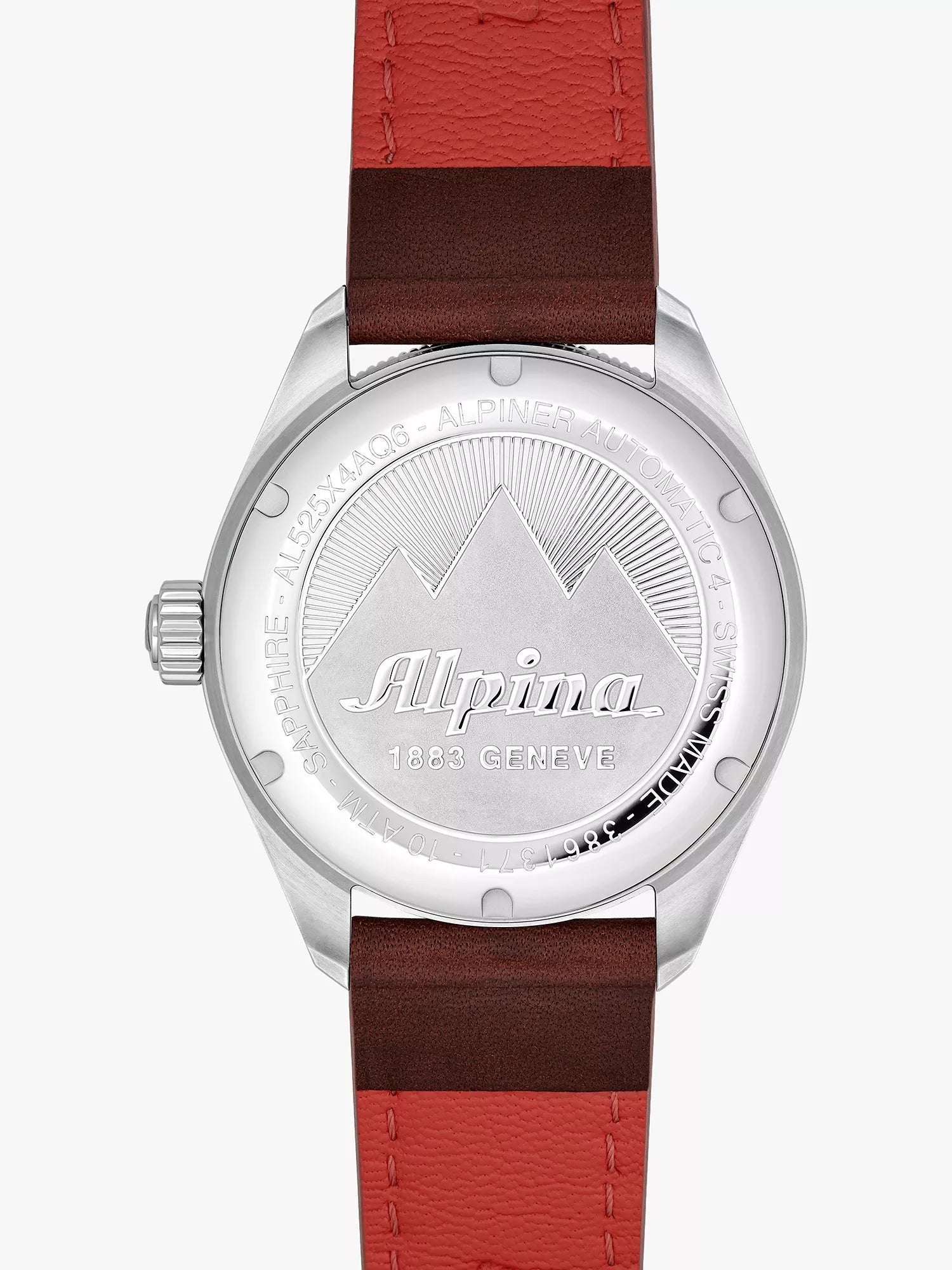 Alpina Alpiner 4 Automatic Blue Dial Brown Leather Strap, UK version
