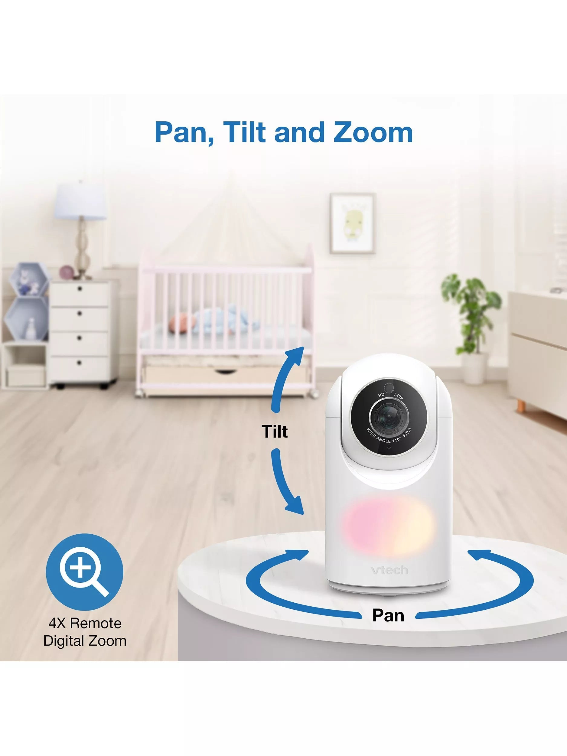 VTech VM7367HD video baby monitor (British brand)