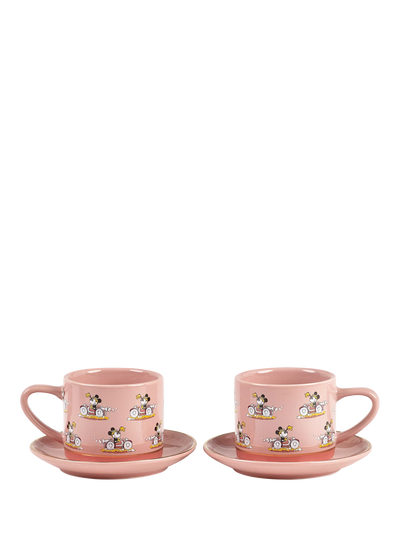 John Lewis Espresso Mug and Saucer Set with Minnie Mouse Design, Multi-Colored- Buy online at McGrocer