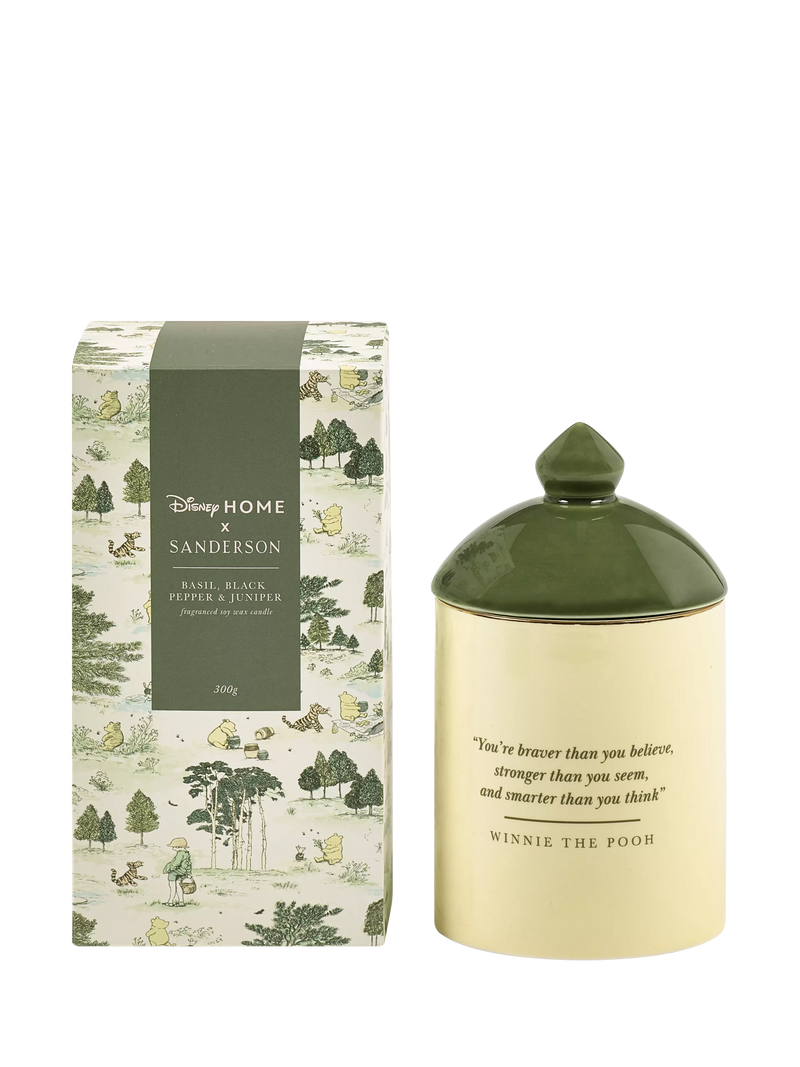 Disney and Sanderson Winnie The Pooh scented candle in ceramic jar, 769g - British product
