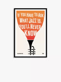 John Lewis Dalston 606 'Louis Armstrong' Jazz Trumpet Framed Print, 62 x 42cm, Multi