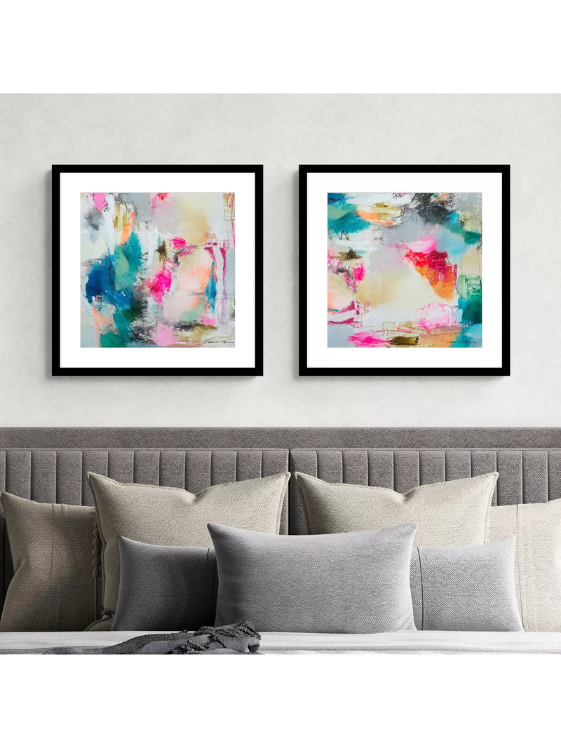 John Lewis Natasha Barnes Tunbridge framed print set 61.5cm, UK version