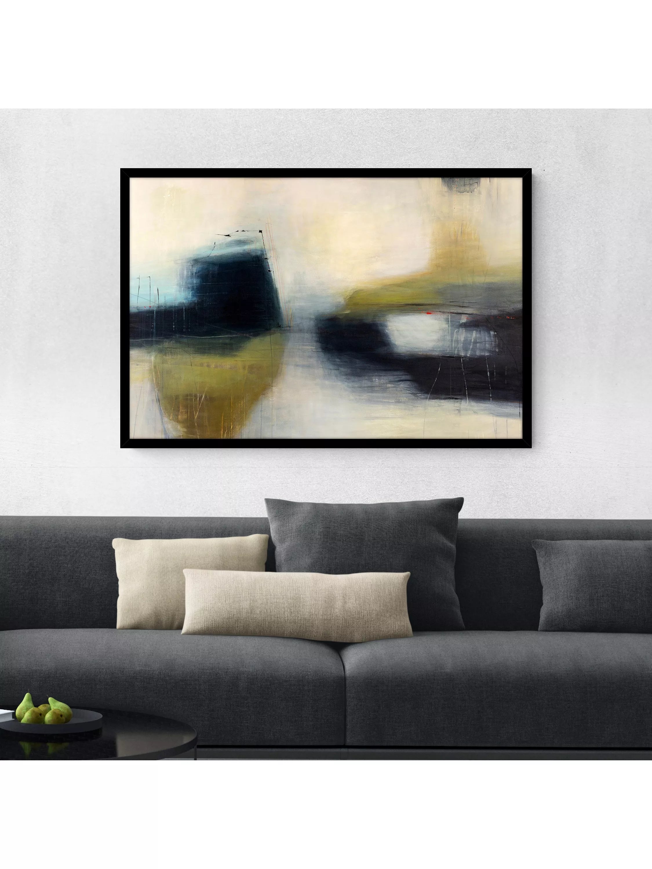 John Lewis Tanja Eijgendaal abstract framed print 84.5x124.5cm - British product