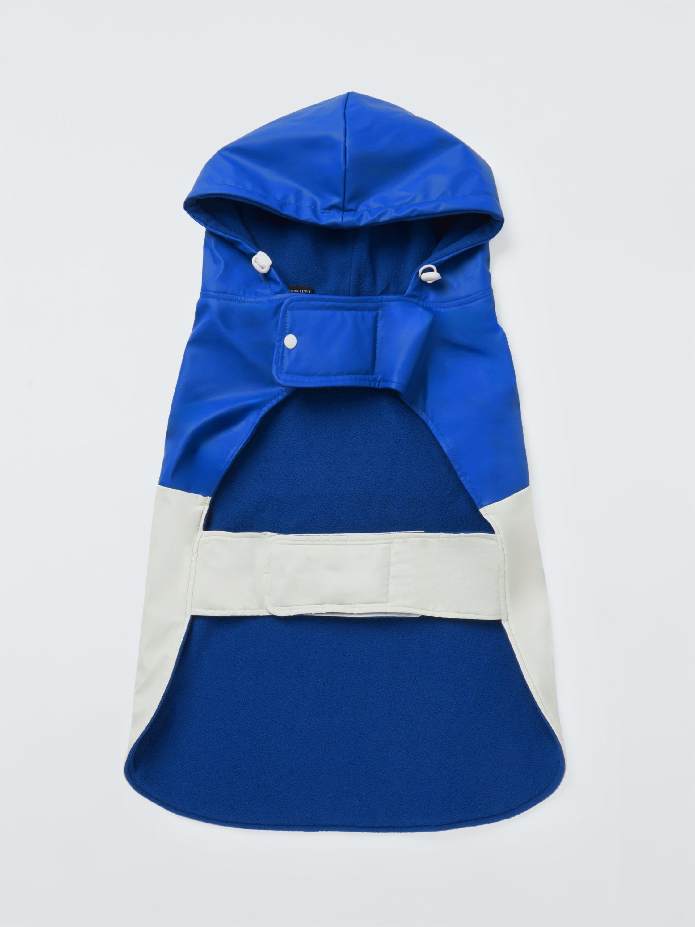 John Lewis Waterproof Dog Raincoat with hood, UK version