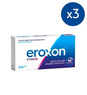 Eroxon Erectile Dysfunction Treatment Gel 12 Tube Pack GOODS Boots   