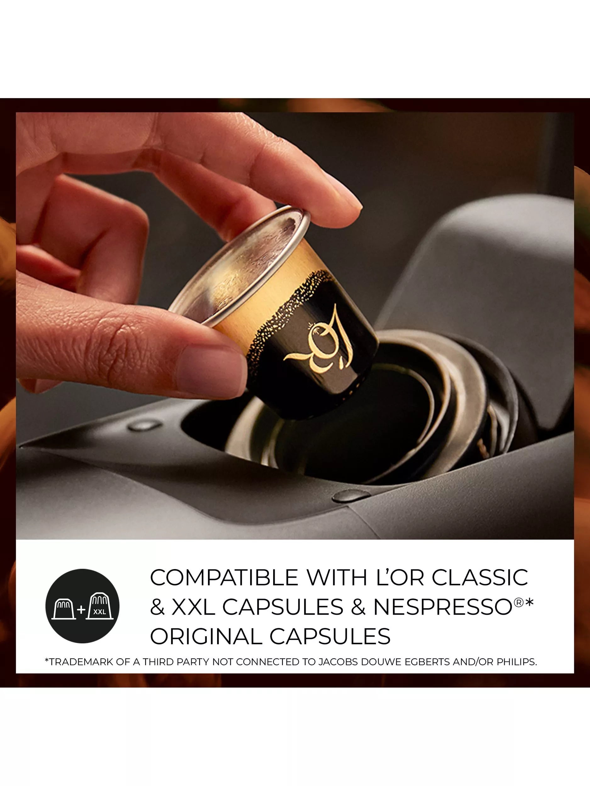 Philips L'Or Barista coffee machine 0.8L, imported from the UK