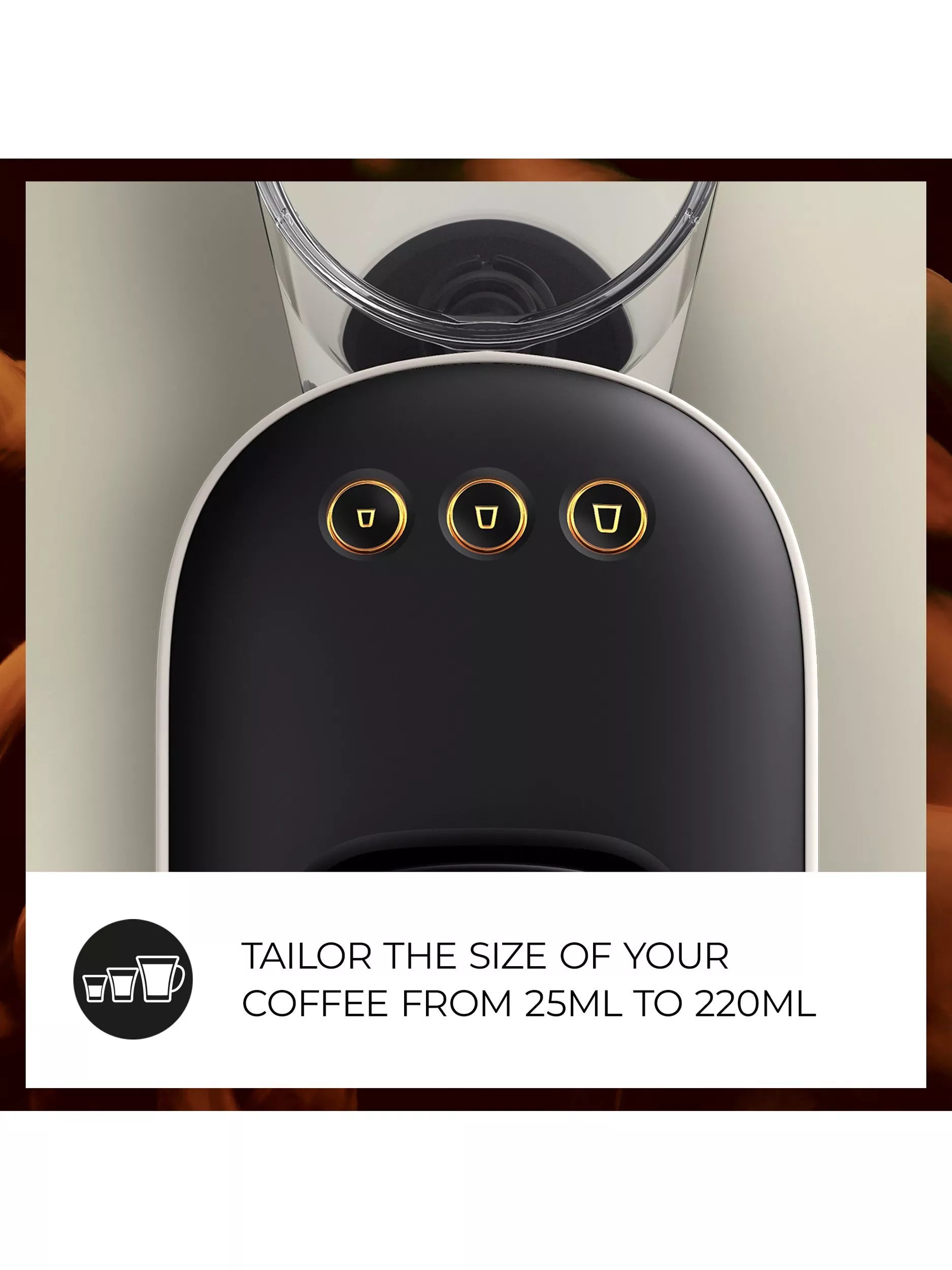 Philips L'Or Barista coffee machine 0.8L, imported from the UK