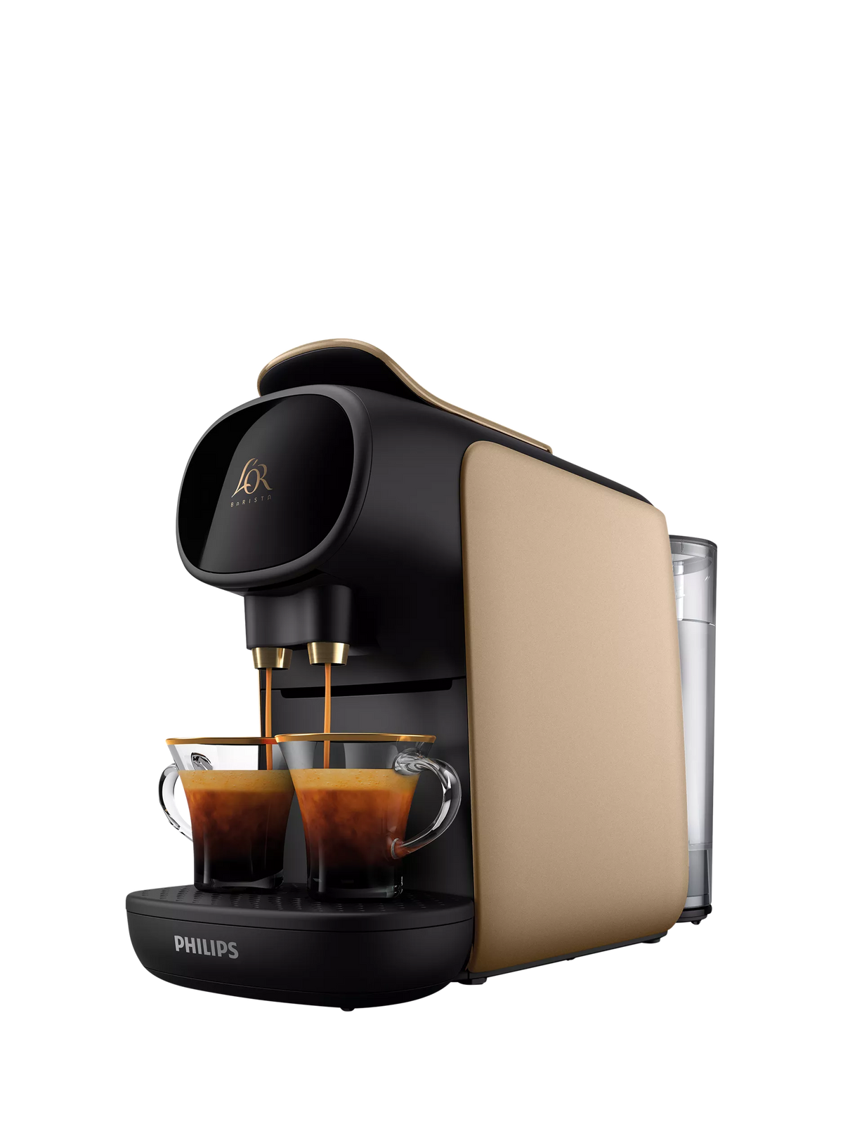 Philips gold coffee machine with double shot system, imported from the UK