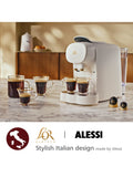 Philips L'Or Alessi automatic coffee machine white, UK version