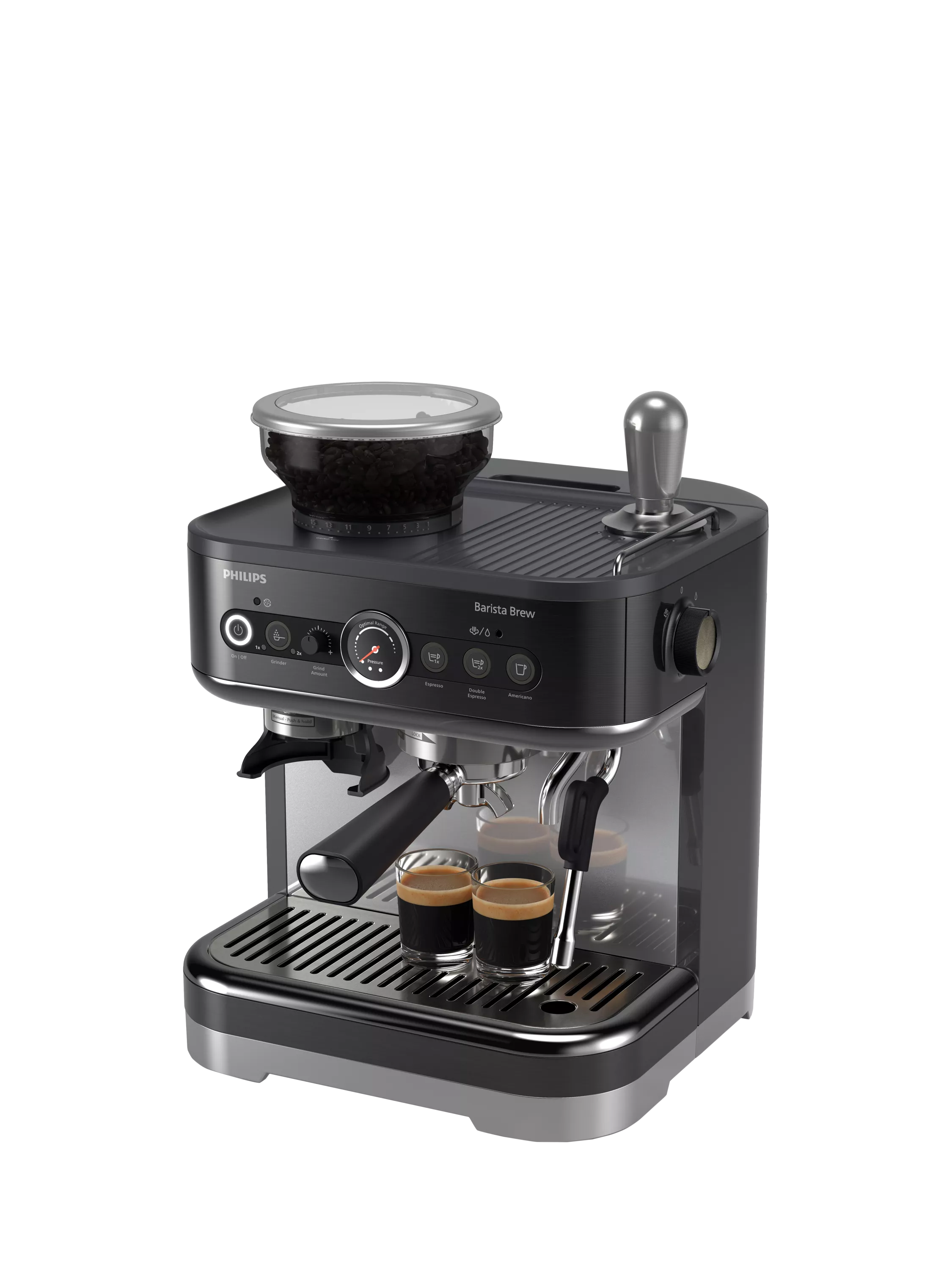 Philips Barista Brew espresso machine Black, imported from the UK
