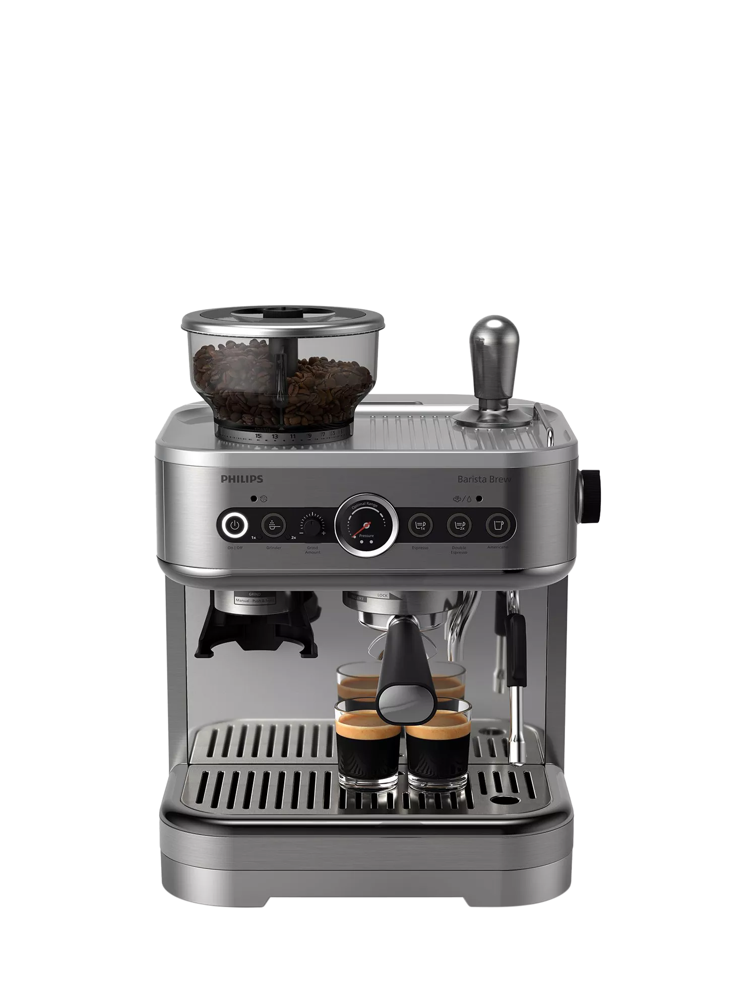 Philips Barista Brew semi-automatic coffee machine (British brand)