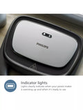 Philips 5000 Series sandwich maker black and silver, imported from the UK