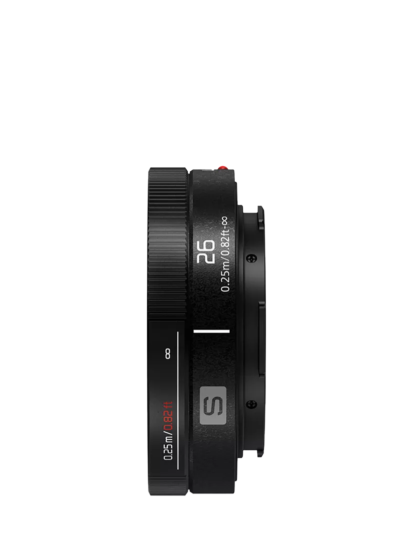 Panasonic 26mm F8 pancake lens, L-mount - British product