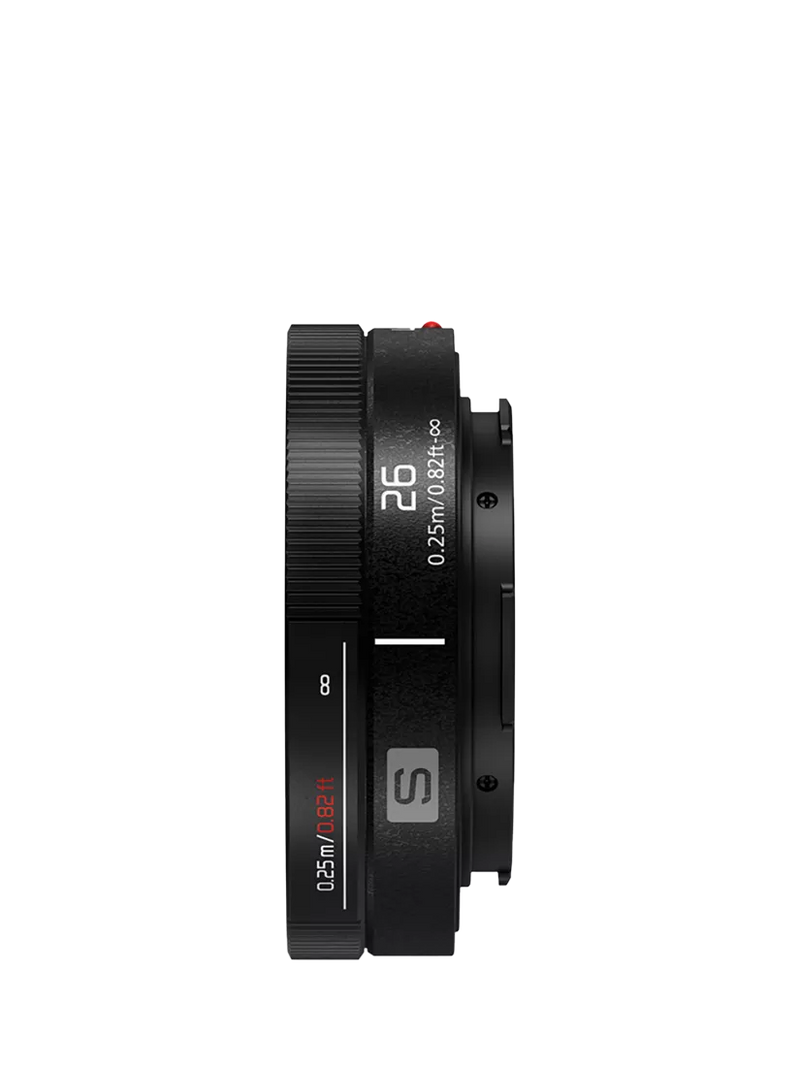 Panasonic 26mm F8 pancake lens, L-mount - British product