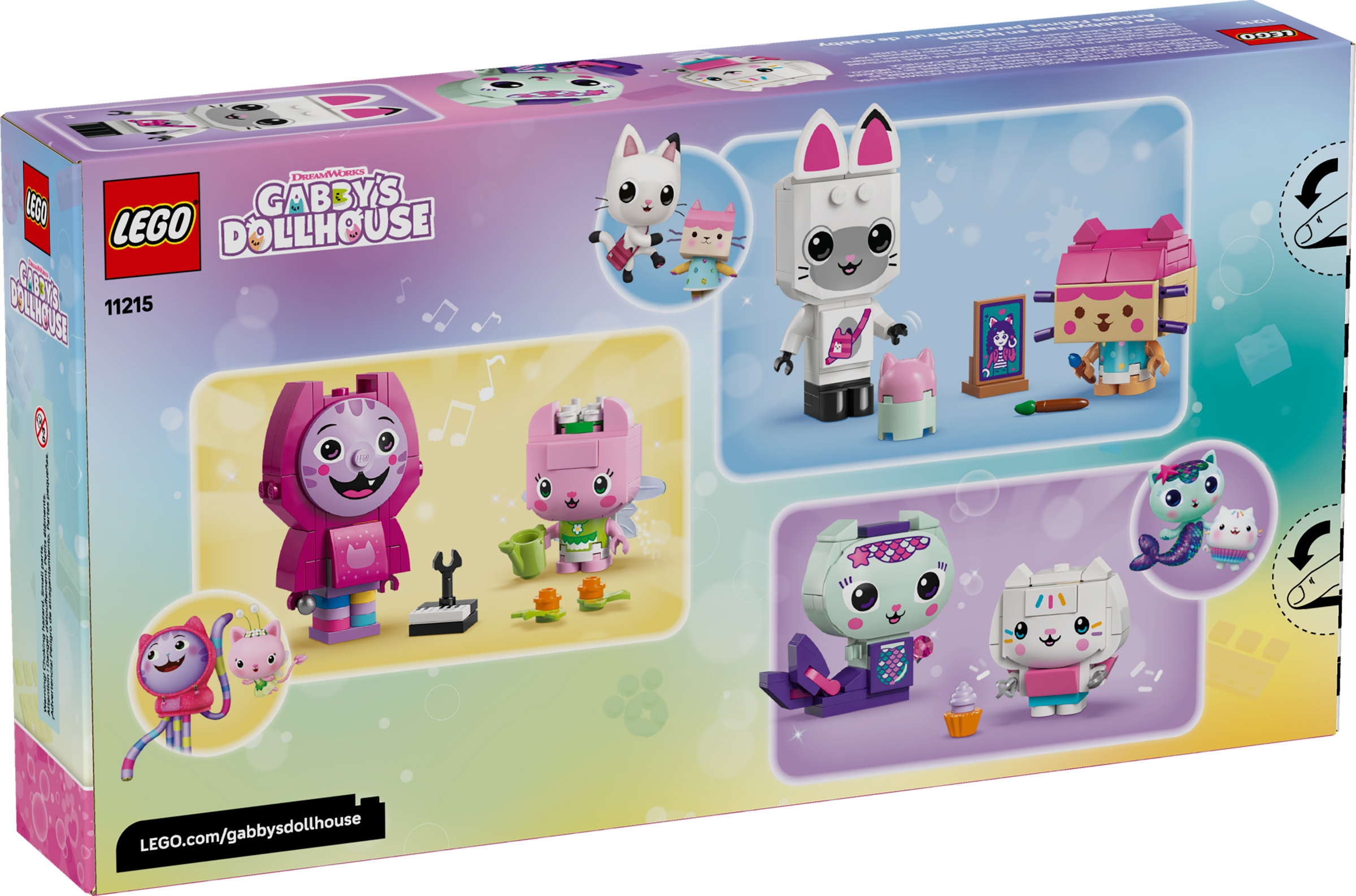 LEGO Gabby's Brick-Built Cat Friends building set 324 pieces - British product