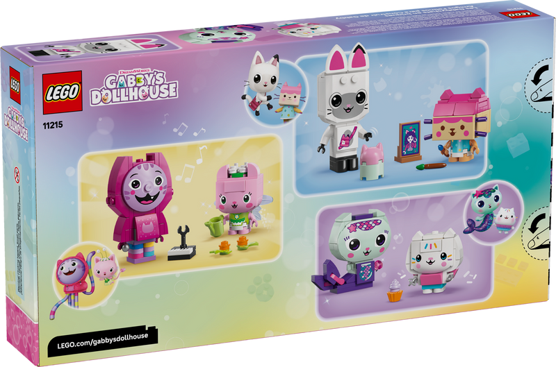 LEGO Gabby's Brick-Built Cat Friends building set 324 pieces - British product