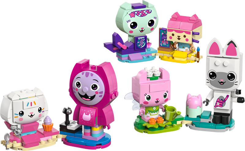 LEGO Gabby's Brick-Built Cat Friends building set 324 pieces - British product