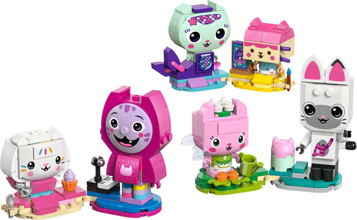 LEGO Gabby's Brick-Built Cat Friends building set 324 pieces - British product