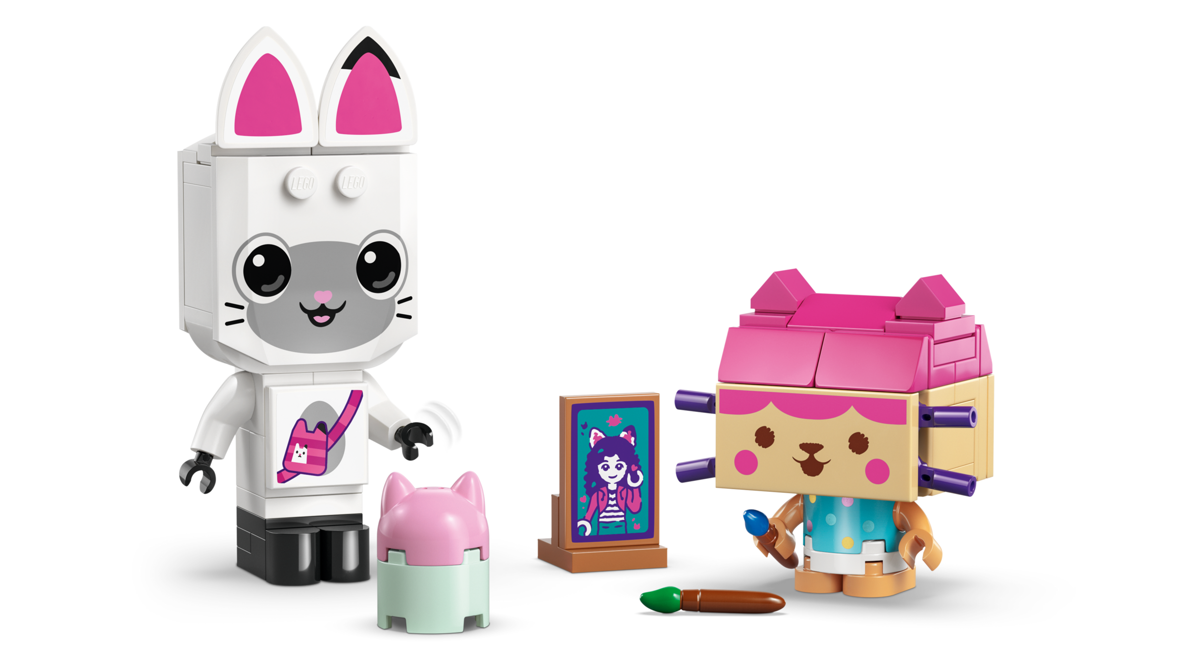 LEGO Gabby's Brick-Built Cat Friends building set 324 pieces - British product