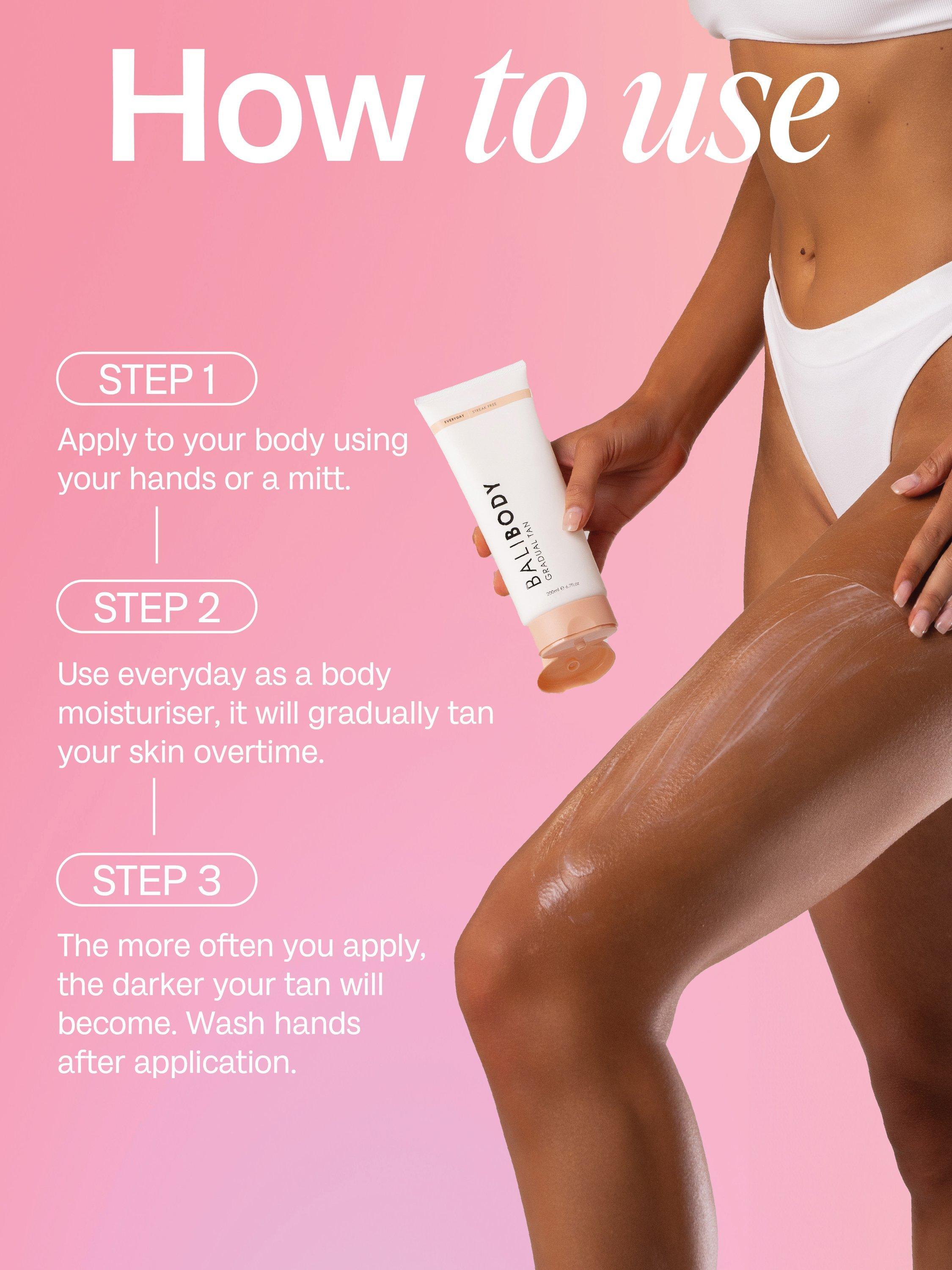 Bali Body Gradual Tan 200ml body lotion, UK version