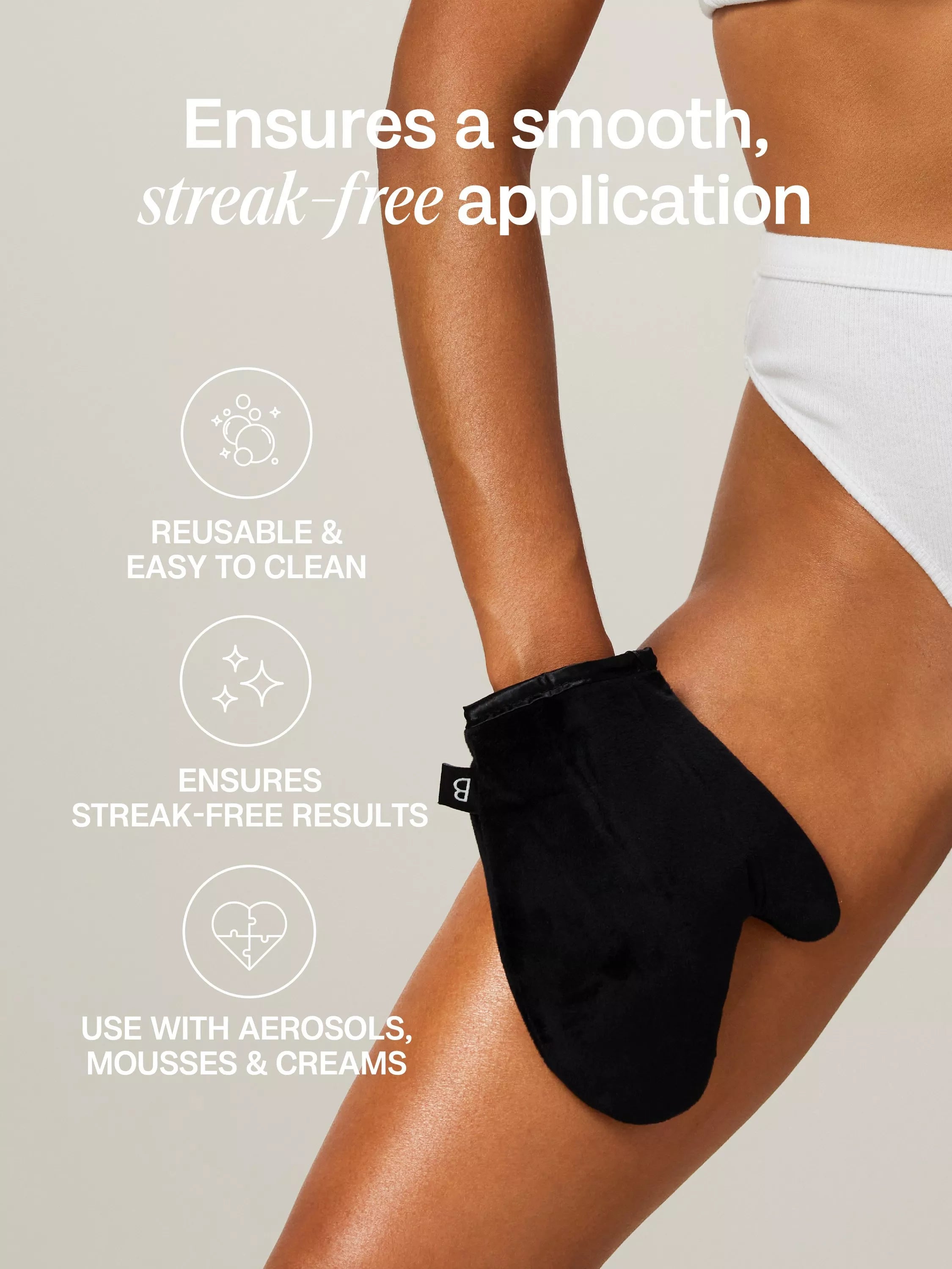 Bali Body Luxe tanning mitt (British brand)