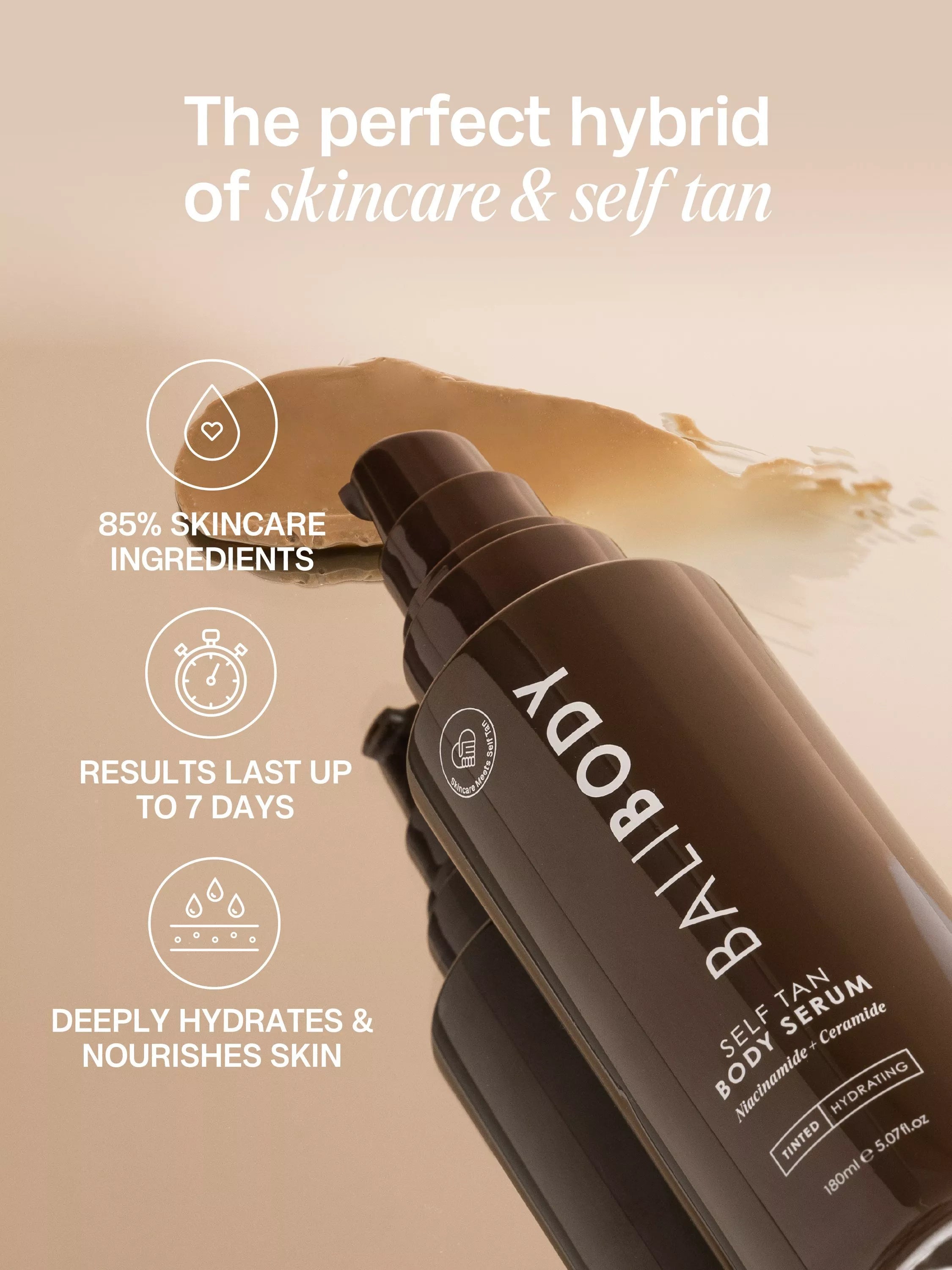 Bali Body self tan body serum 180ml (British brand)