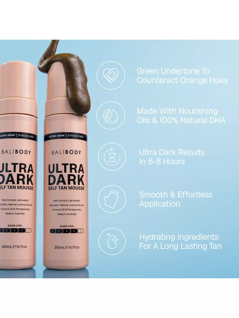 Bali Body Dark Self Tanning Mousse 200ml - British product