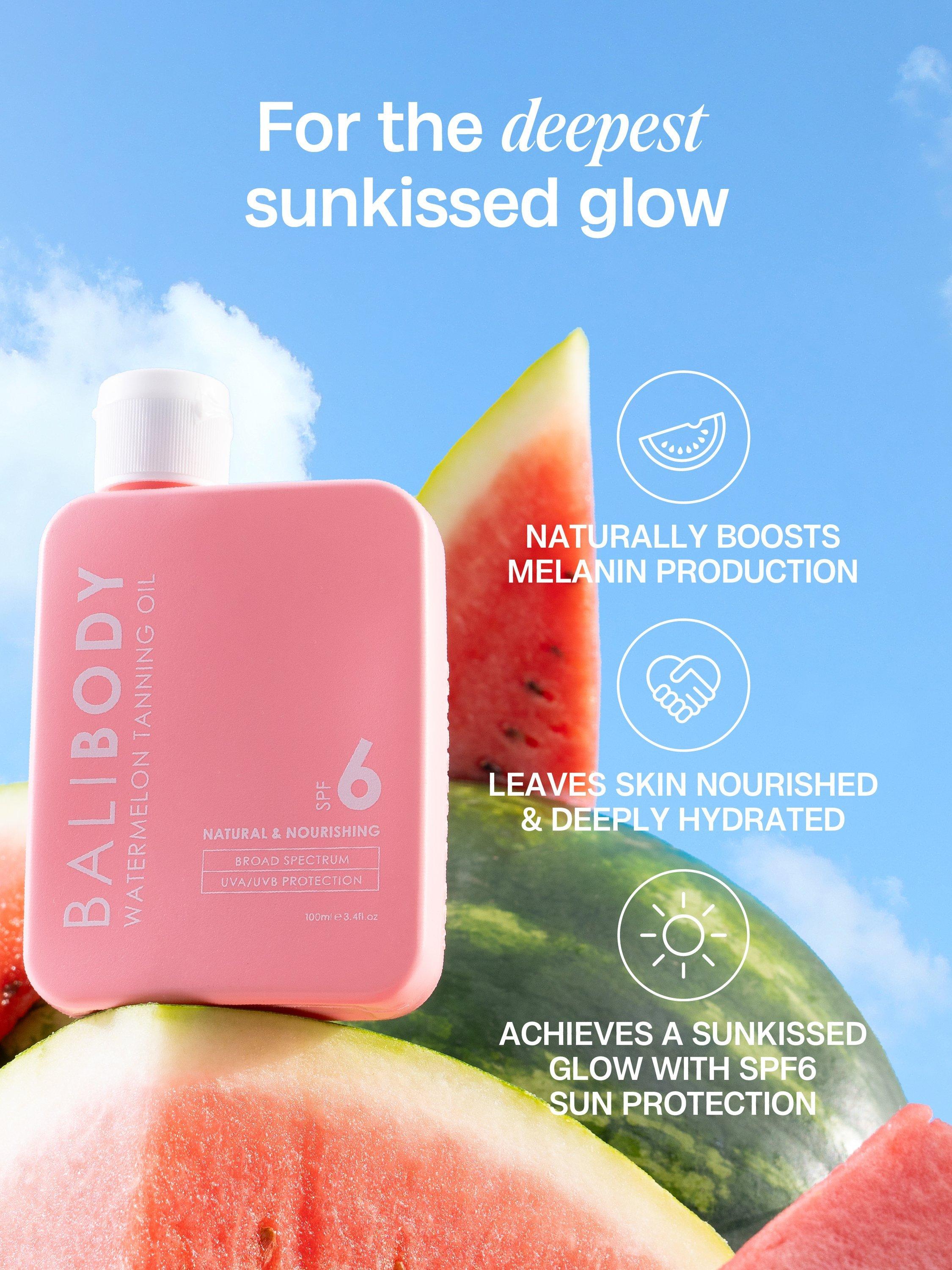 Bali Body Watermelon Tanning Oil SPF6 100ml (British brand)