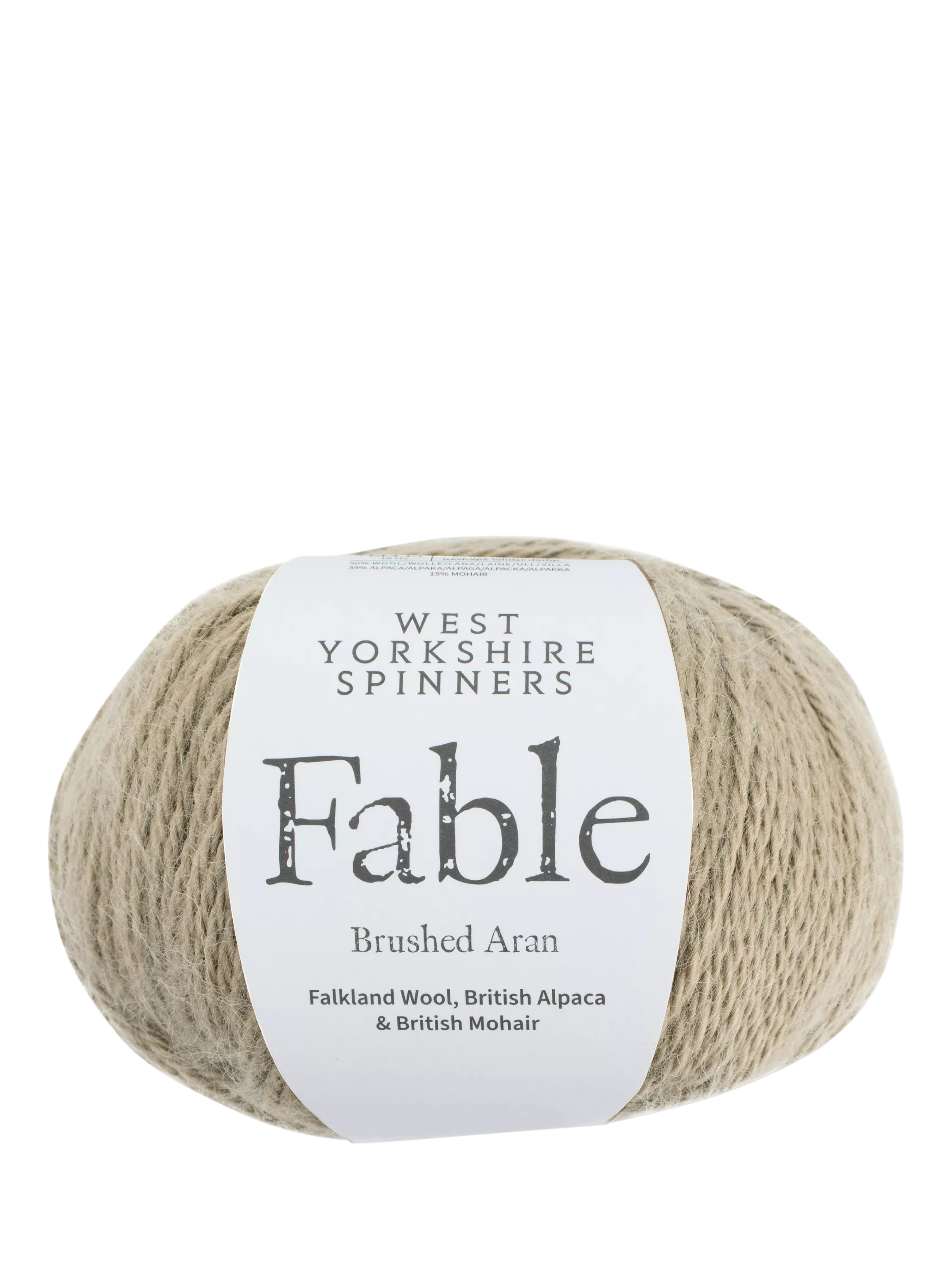West Yorkshire Spinners Fable Aran Knitting Yarn, 100g, Faun