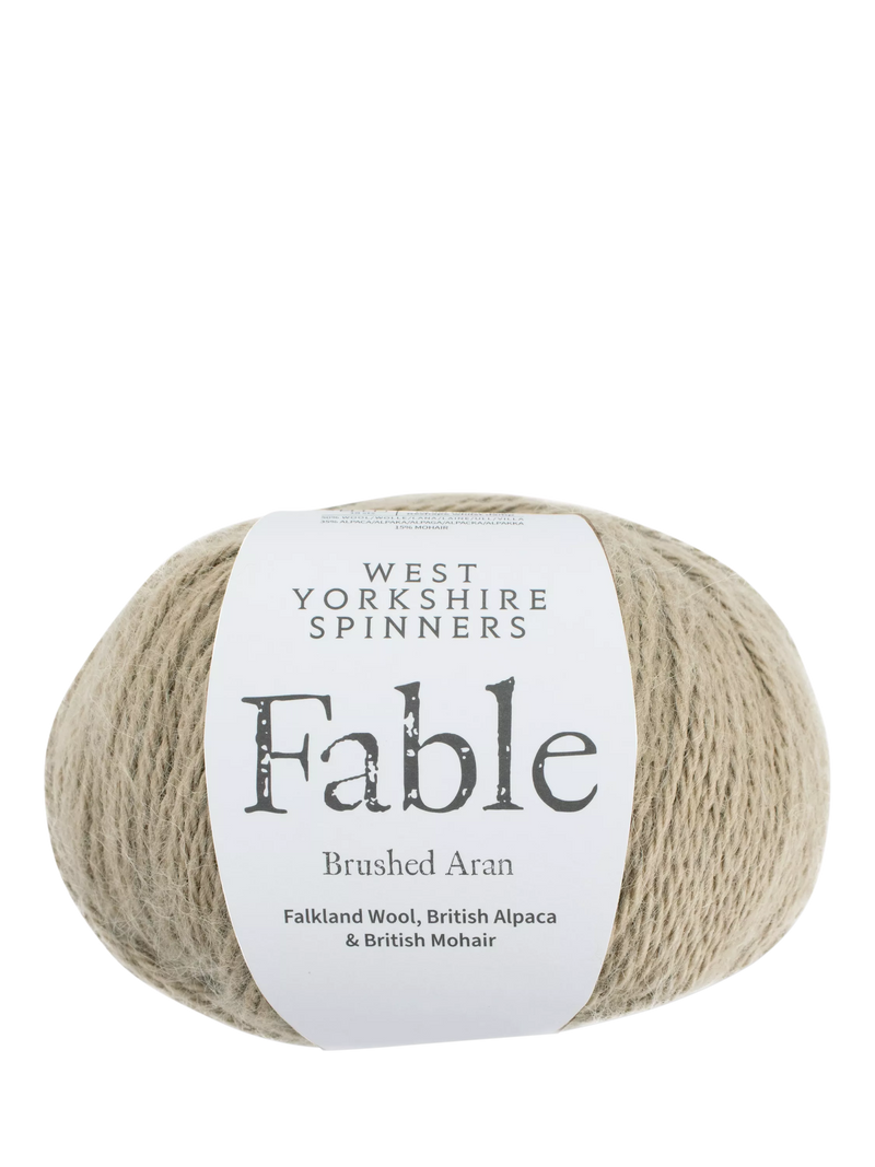 West Yorkshire Spinners Fable Aran Knitting Yarn, 100g, Faun