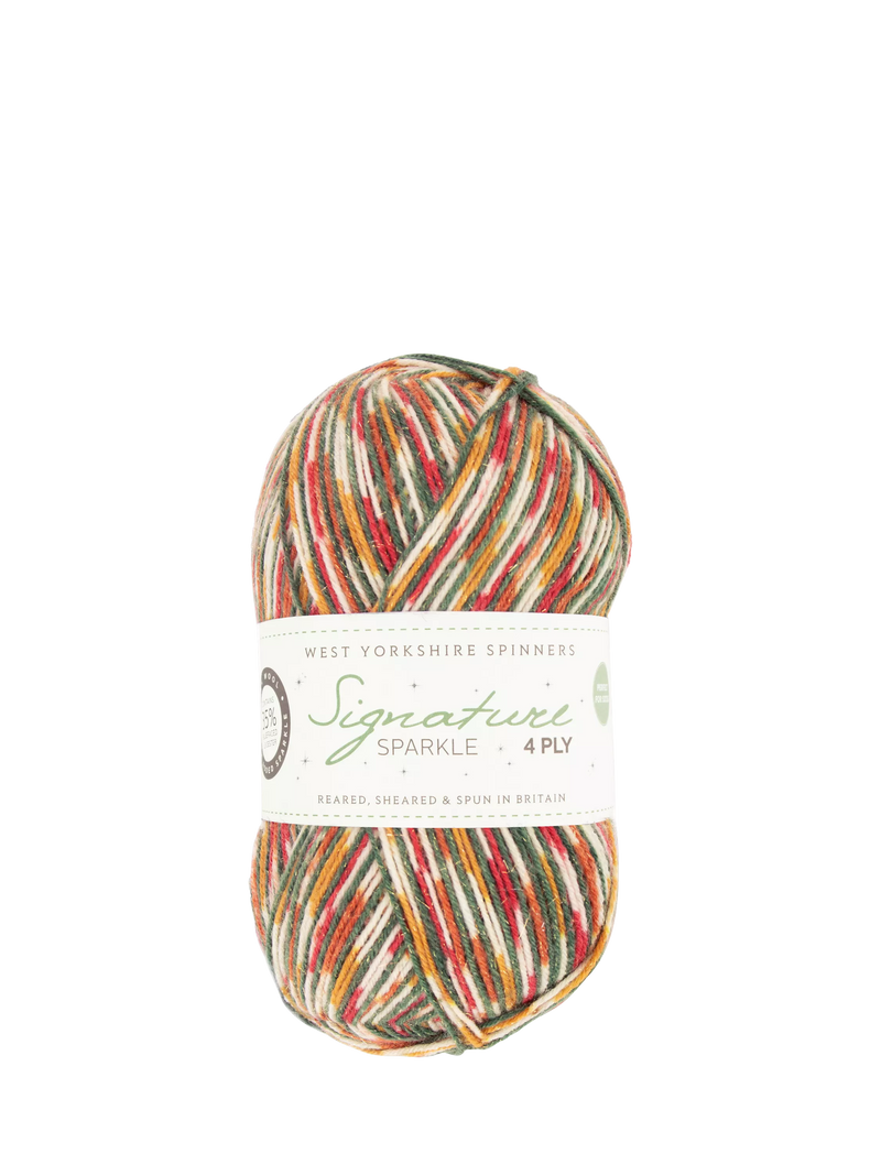 West Yorkshire Spinners sparkle 4 ply knitting yarn, 100g ball (British brand)
