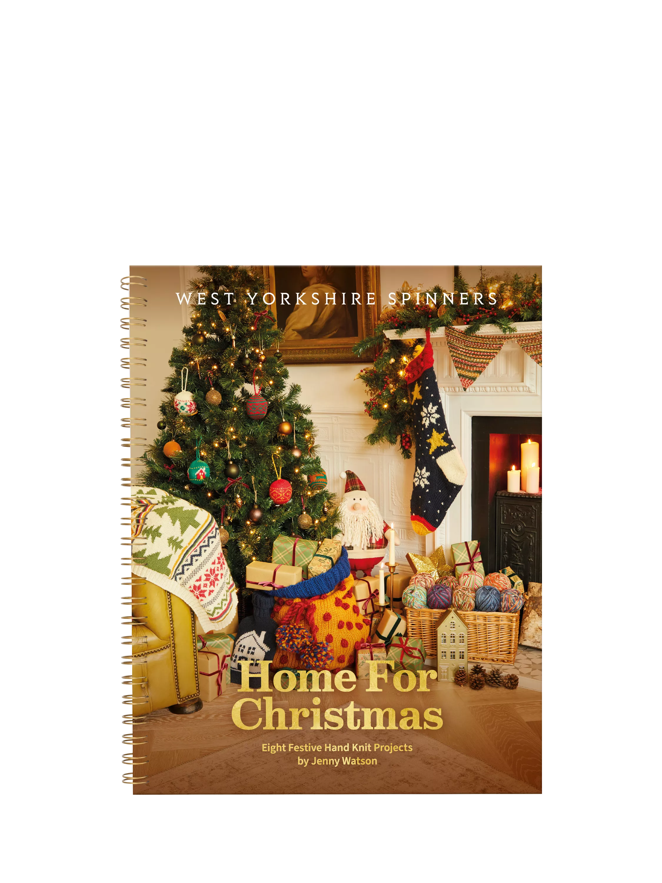 West Yorkshire Spinners festive home collection knitting and crochet pattern book (British brand)