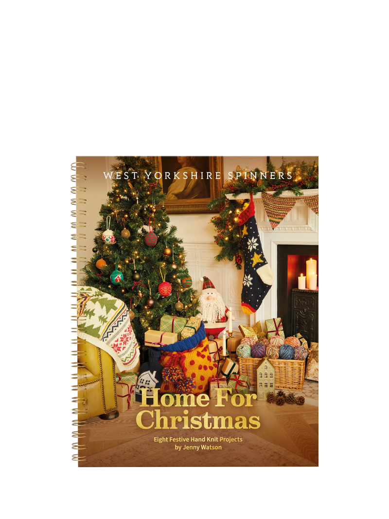 West Yorkshire Spinners festive home collection knitting and crochet pattern book (British brand)