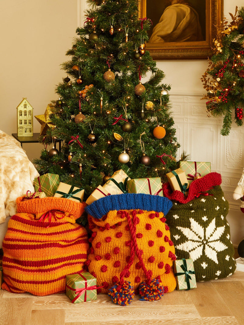 West Yorkshire Spinners festive home collection knitting and crochet pattern book (British brand)